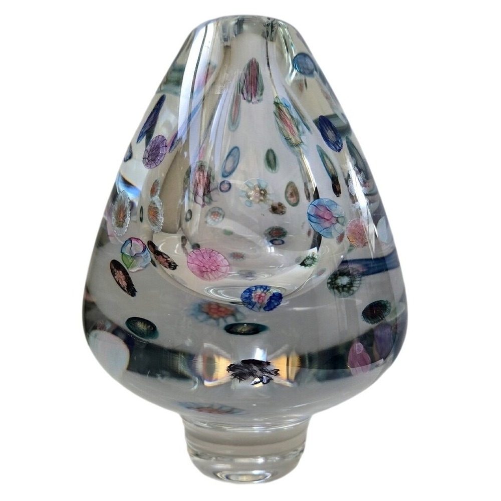 Gary Beecham & Mary Lynn White "Potpourri" 1993 Signed Murrine Art Glass